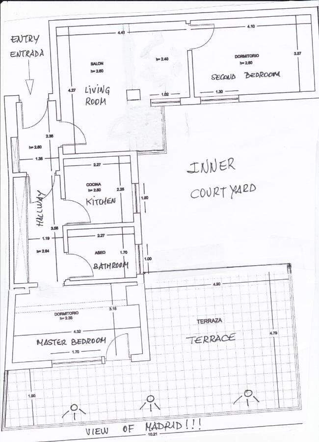 Atico Latina Apartment Madrid Ngoại thất bức ảnh